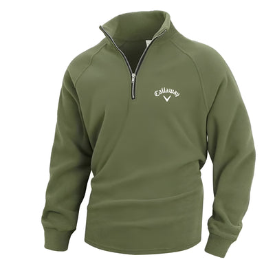 Callaway Heritage Cotton Half Zip Jumper