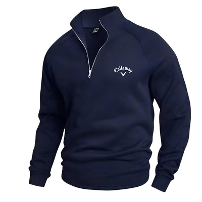 Callaway Heritage Cotton Half Zip Jumper